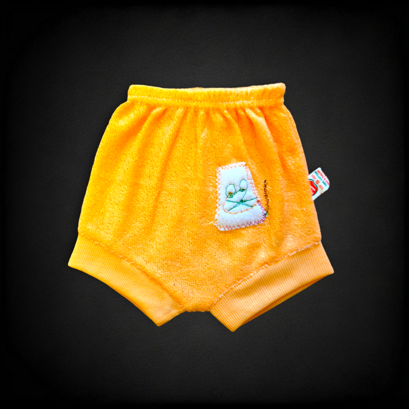 Soft and Comfortable Cat Short Pants for Baby- 3PCD Blue, Yellow, Pink Color Combo Pack. 