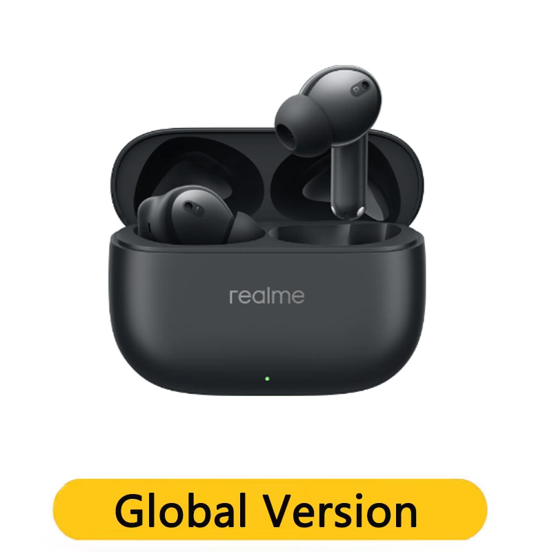 Global Version realme Buds T310 Bluetooth 5.4 Wireless TWS Earphone 40H Battery Life Headphone 46dB Active Noise Cancelling. 
