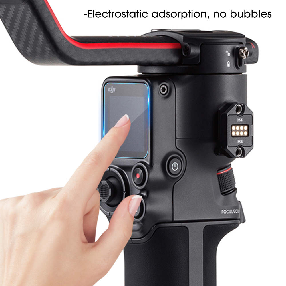 For DJI RS3 Camera Handheld Gimbal Stabilizer Tempered Glass Screen Protectors Clear Anti-scratch Films For DJI RS3 Pro. 