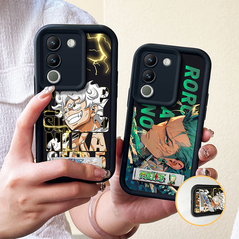 【Get One Free Brackets】Olige Case For VIVO Y01 Y03 Y11 Y12 Y12i Y15 Y15S Y16 Y17S Y18 Y19 Y20 Y21 Y21S Y27 Y28 Y30 Y35 Y36 Y50 Y52S Y56 Y72 Y75S Y77T Y78 Y100 Y200E V30 Lite New creative silicone frosted cartoon anime Sauron Phone Case Back Cover. 