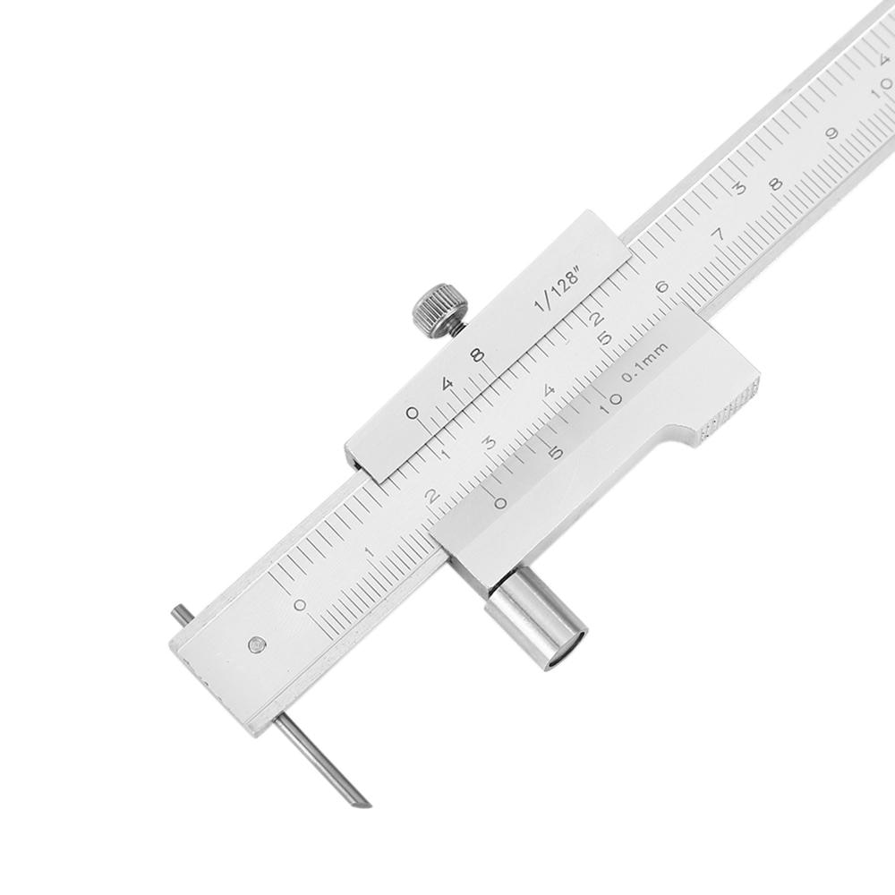 0-200mm Stainless Steel Vernier Caliper Gauge Micrometer Parallel Line Marking Ruler Scriber Measuring Tool Metal Calipers. 