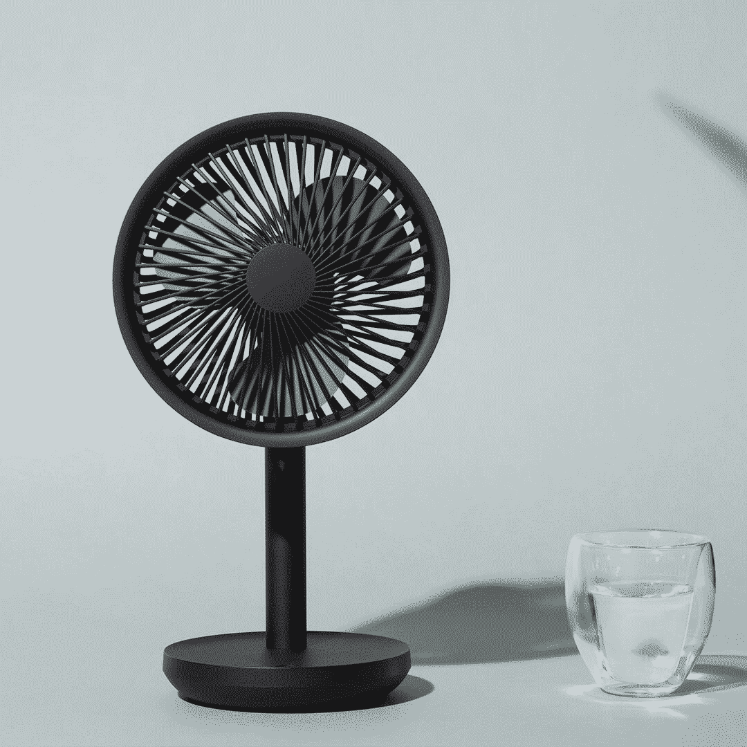 Xiaomi SOLOVE F5 Portable Desktop Fan Electric USB Rechargable Rotatable 3 Speed Small Volume Long Battery Life 4000mAh Batteries. 