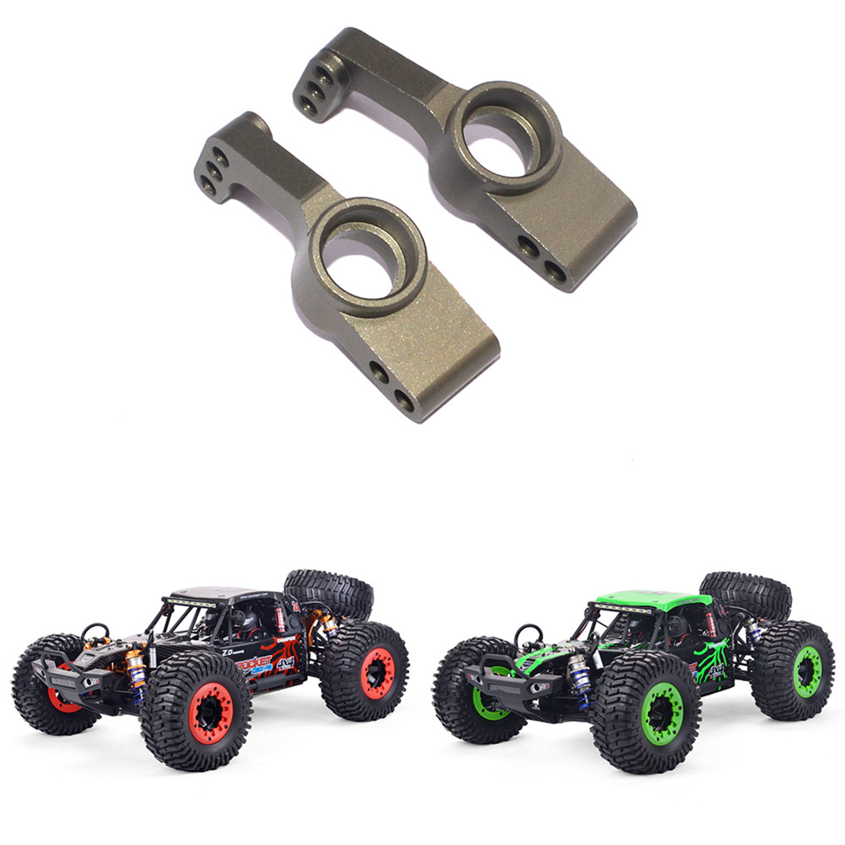 4Pcs Metal Rear Axle Seat Hub Carrier 7189 for ZD Racing DBX-10 DBX10 10421-S 10423-S 10427-S 1/10 RC Car Upgrade Parts. 