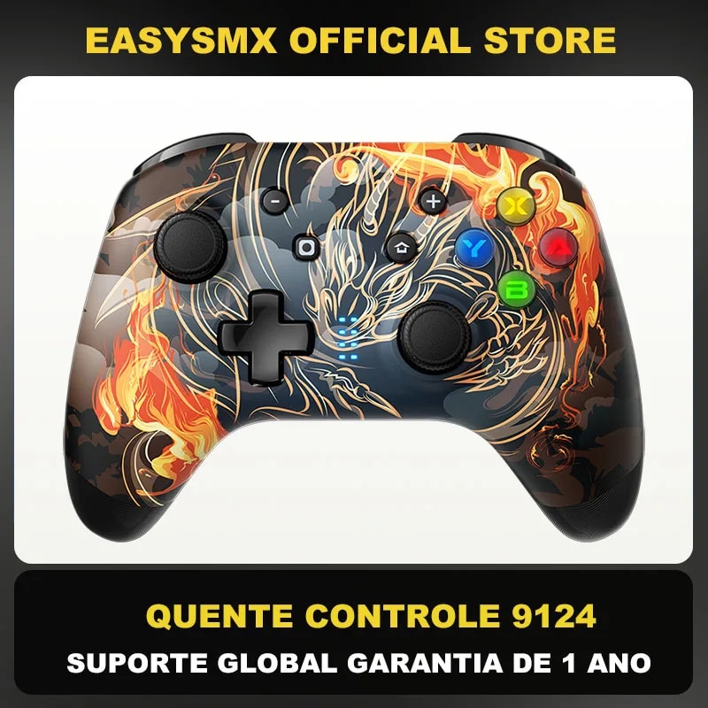 EasySMX 9124 Bluetooth Game Controller, Wireless Gamepad Joystick Compatible with Nintendo Switch, PC, Smart TV, Phone