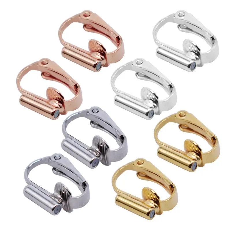【beauty code store】DIY Clip-on Earring Converters Findings for None Pierced Ears. 