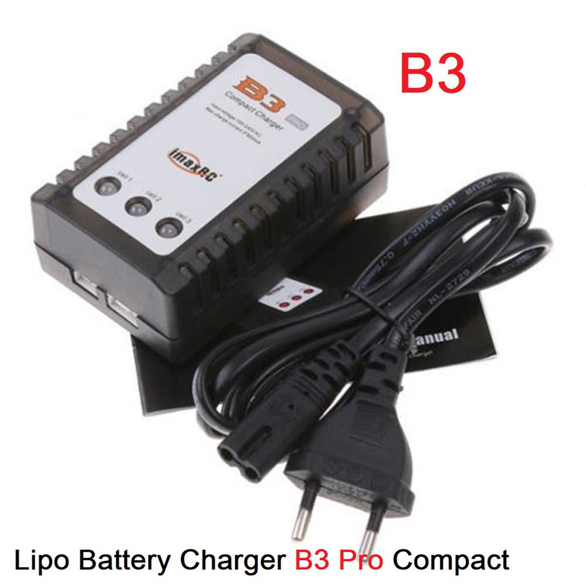 B3 Pro Compact AC 220V To 7.4V 11.1V 2S 3S Battery 10W Balance Battery Chargers I.M.A.X B3 Adapters For Charging Lithium LiPo Batteries - Multi Plug - Multi Plug