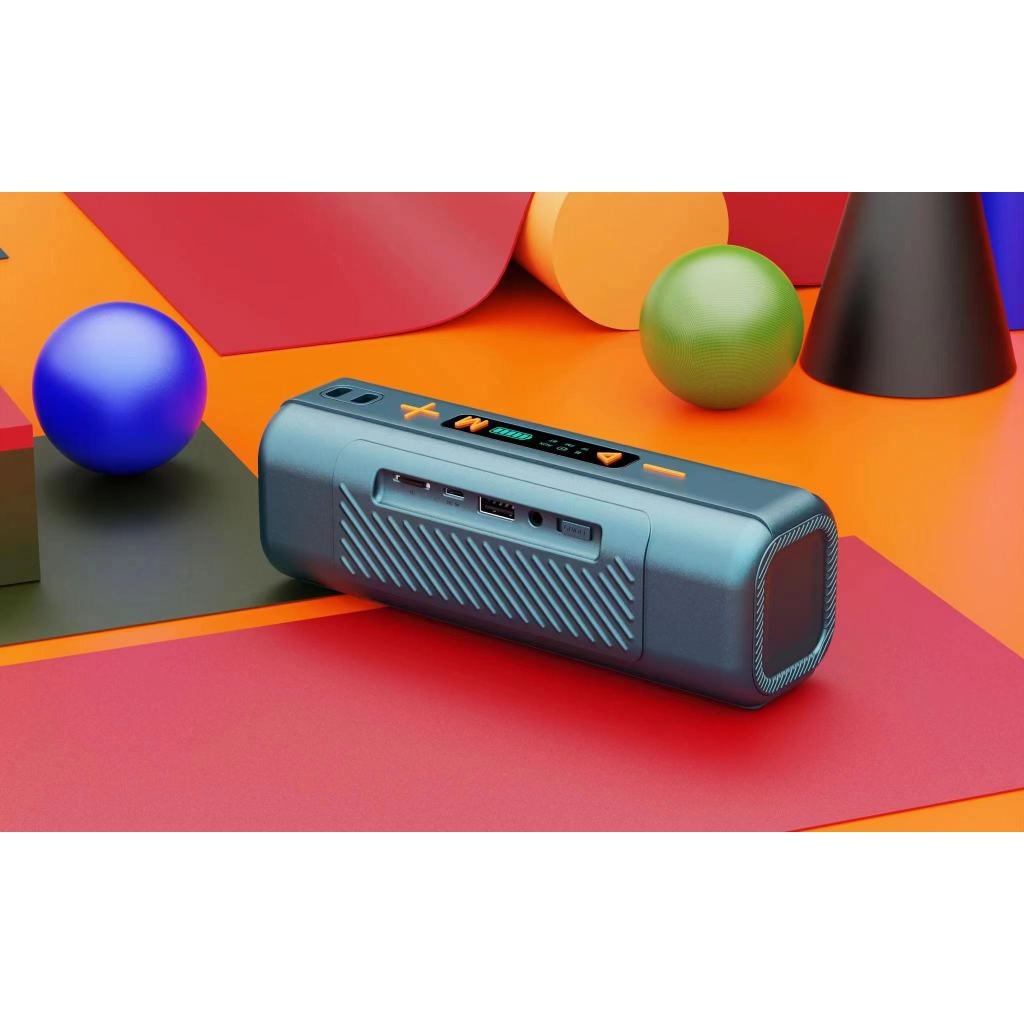 KOLEER S883 Bluetooth, AUX, USB & SD Card Supported Hi-Fi Sound Deep Bass Wireless Speaker With FM Radio. 