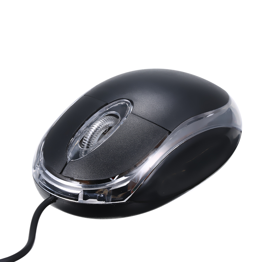 HXSJ Wired Mouse 800Dpi Optical M-ini Portable Mobile Mouse With Usb Port 3 Buttons For Pc Lapt-op Deskt-op Fit For Left/Right Hand. 