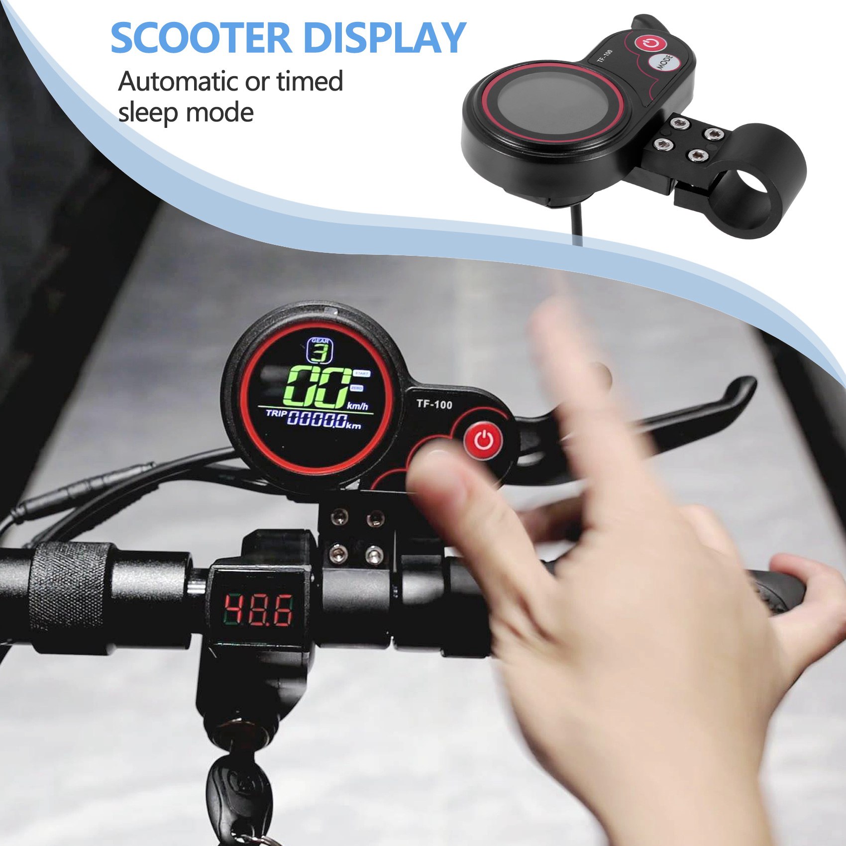 For Electric Scooter Controller Component TF-100 Display. 