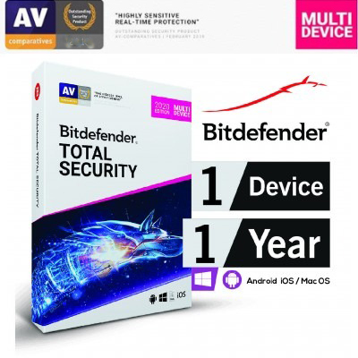 Bitdefender Total Security 1PC 1 Year