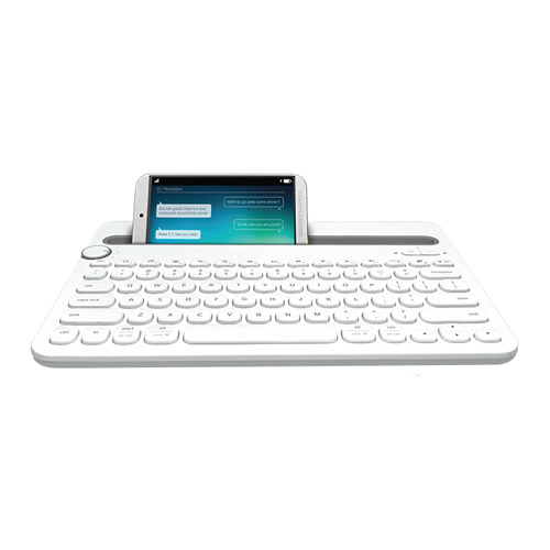 Logitech Bluetooth Multi-Device Keyboard K480, Works with Windows and Mac Computers, Android and iOS Tablets and Smartphones - Black. 