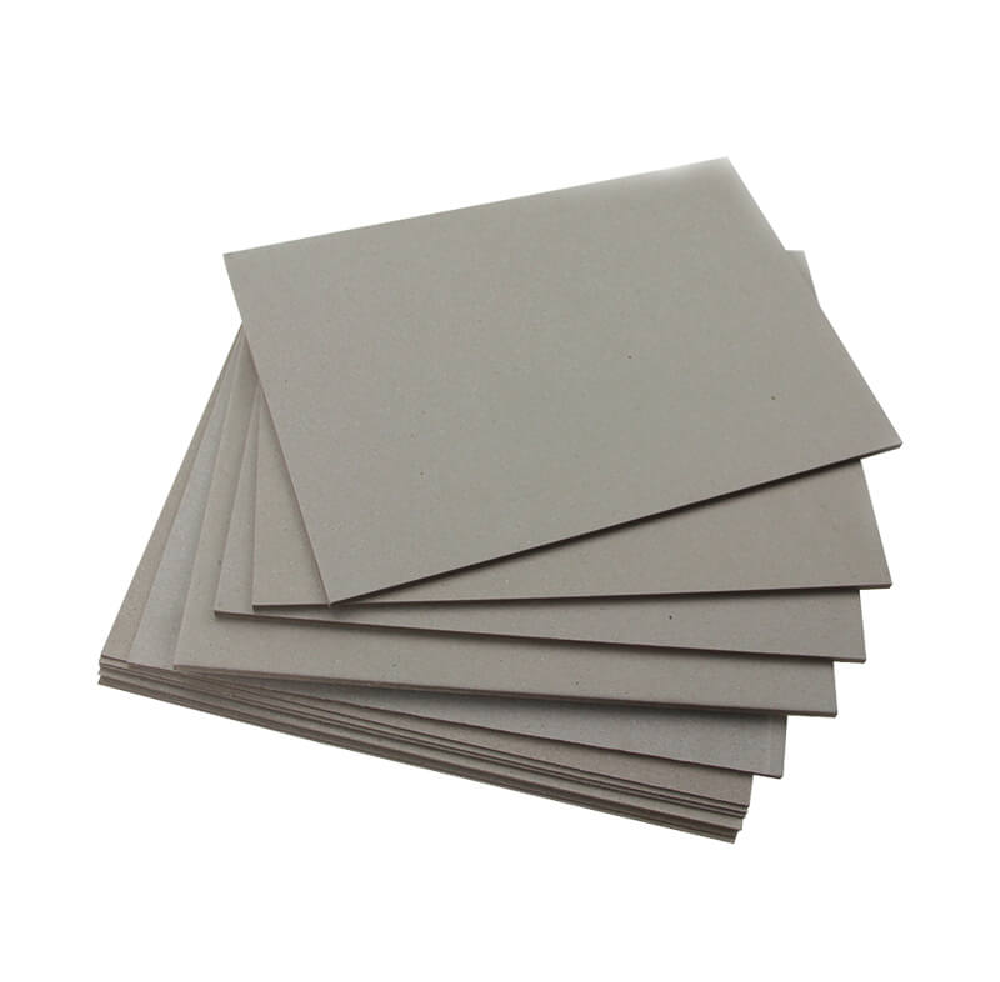 Ounce Board Hard Paper Board Grey Bord For Packaging and multiporpose use A4 size 5 Sheets. 