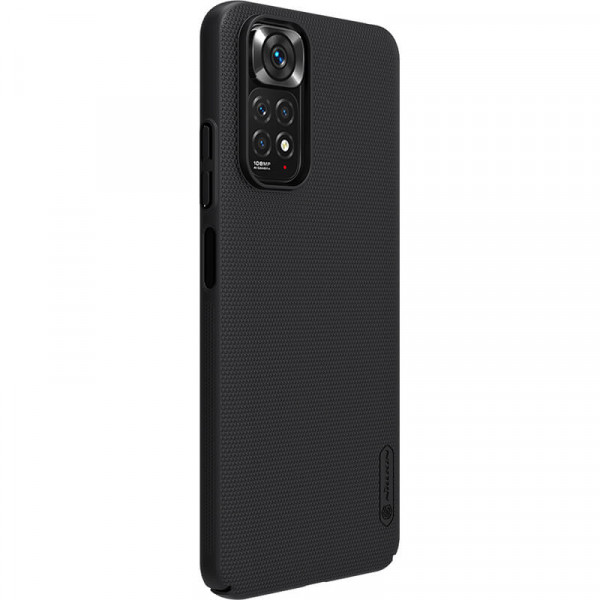 Nillkin { Redmi Note 11 / Note 11S } Nillkin Super Frosted Shield Matte cover case for Xiaomi Redmi Note 11 (Global, 4G) / Note 11S 4G (Global) - Black. 