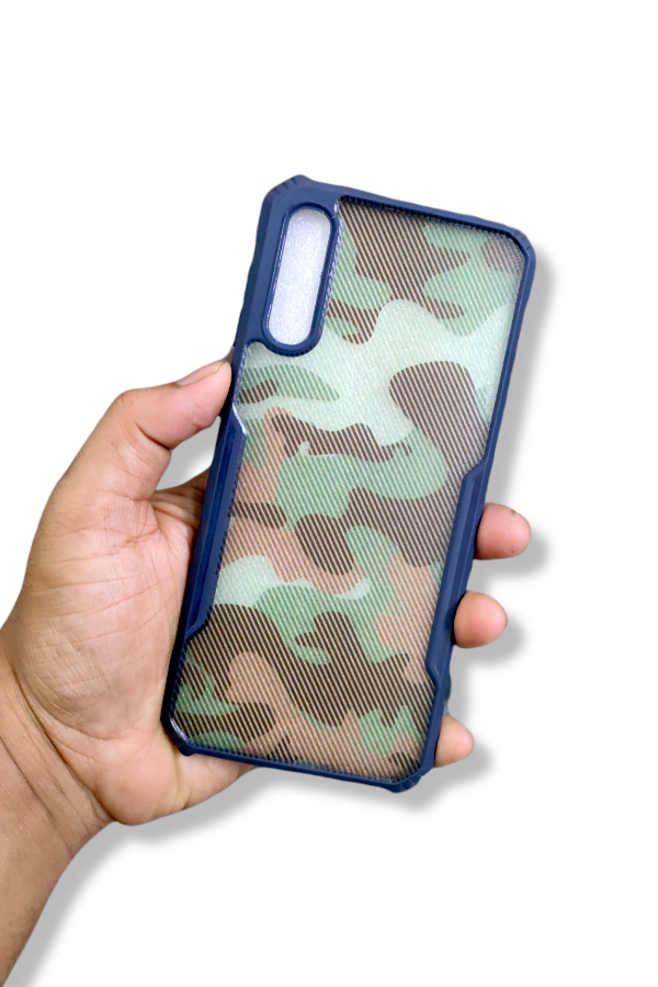 For Samsung A50 / Samsung A30S / Samsung A50S Edge-Reinforced Shockproof Cushion Back Clear Hybrid Transparent Hard Cover Casing - Back Cover