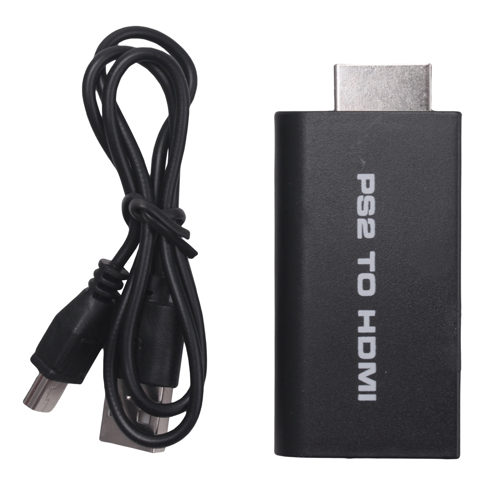 HDV-G300 480i/480p/576i Audio Video Converter Adapter with 3.5mm Audio Output Supports All PS2 Display Modes