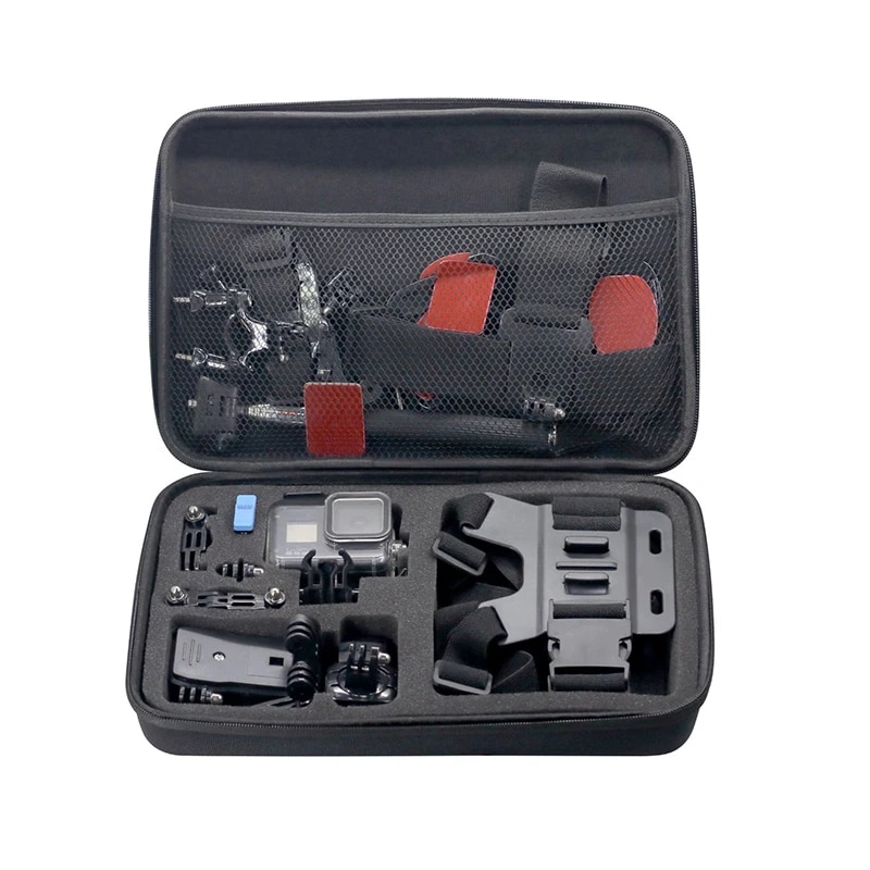 Storage Bag Shockproof Safe box Portable Carrying Case for GoPro Hero 12 11 10 9 8 7 5 SJCAM AKASO DJI Action Camera Accessories. 