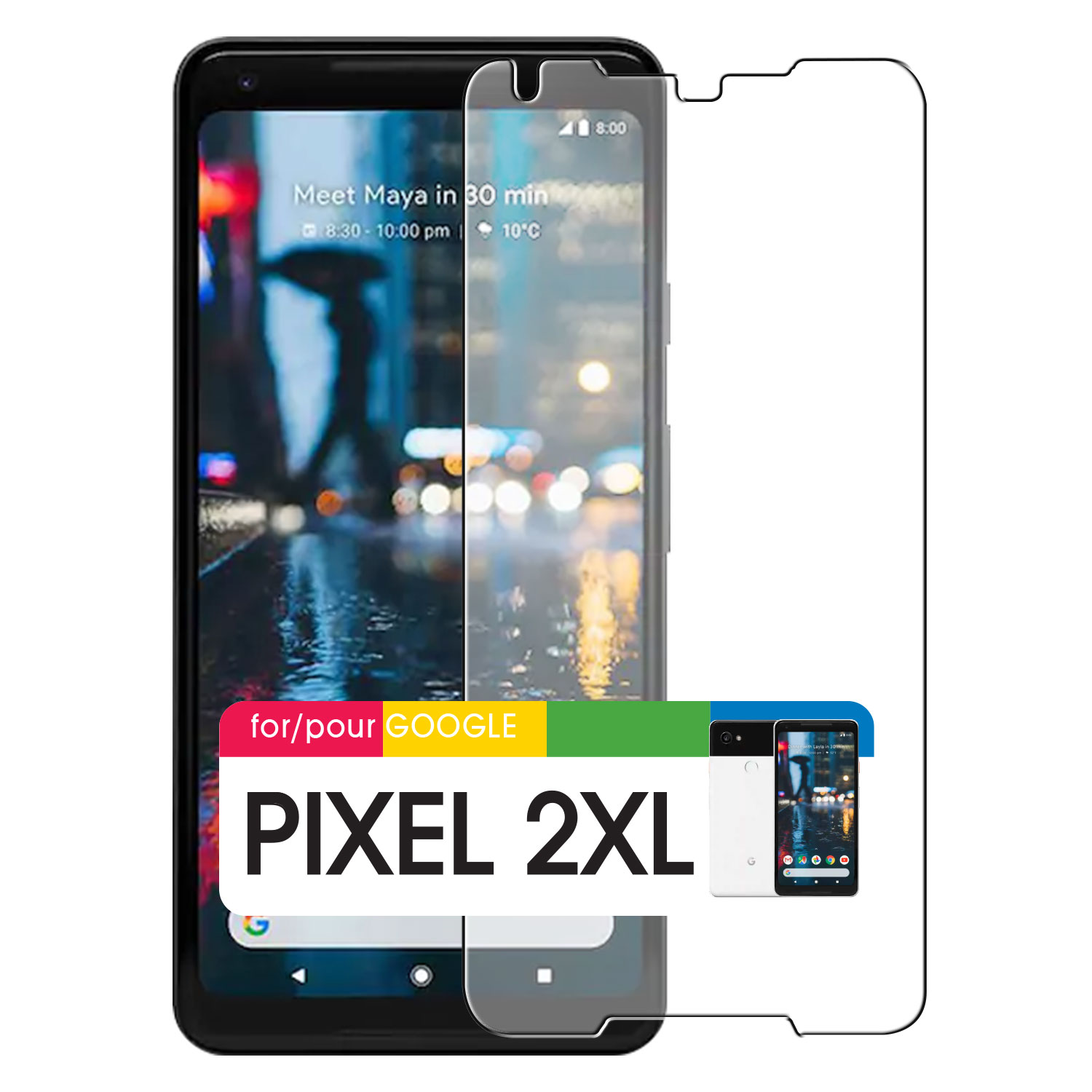 Google Pixel 2XL Screen Protector. 