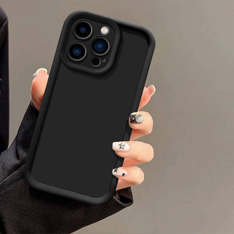 For Samsung S24 Ultra Matte Solid Color Silicone Soft Casing For Samsung Galaxy S24 S23 S22 S21 FE Plus Ultra 4G 5G Phone Case Shockproof Lens Camera Protection Back Cover