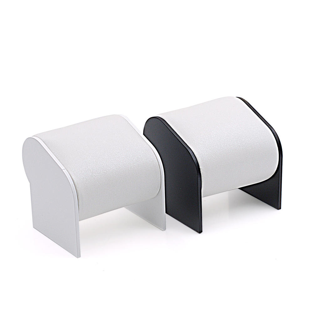 Black Watch Stand Multi-Tiered Pvc White Watch Display Display Stand for Retail Showroom Collector Merchandising Exhibition. 