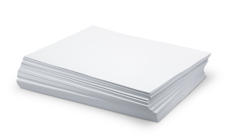 100 Sheets of  65gsm A4 Size Paper: Best for Writing Assignments, Printing, Photocopying and Other Uses. 