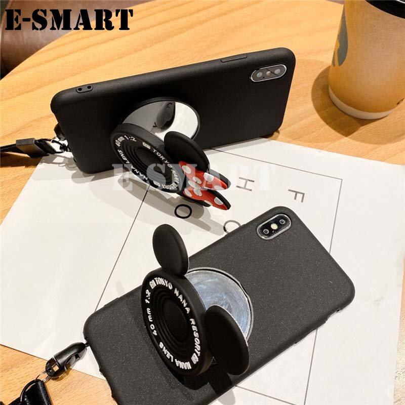 For Tecno Phantom X2 Pro Case Makeup Mirror Soft Cute Cartoon Camera Stand Silicone Cases for Tecno Phantom X2 Pro Back Cover Casing. 