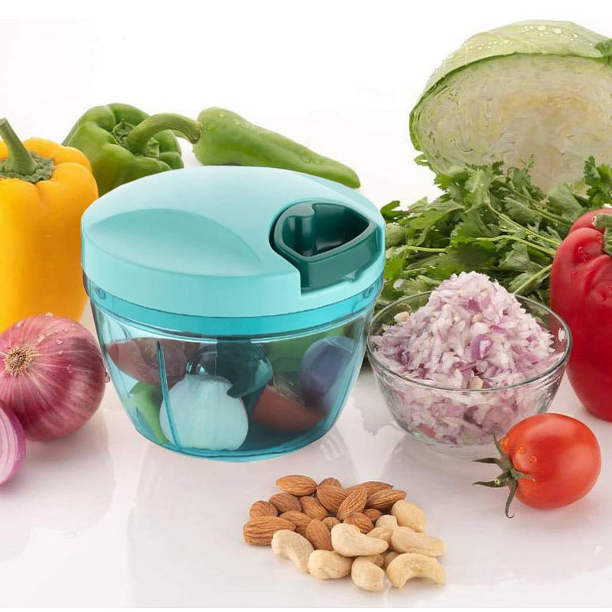 Manual Food Chopper, Compact & Powerful Hand Held Vegetable Chopper ...