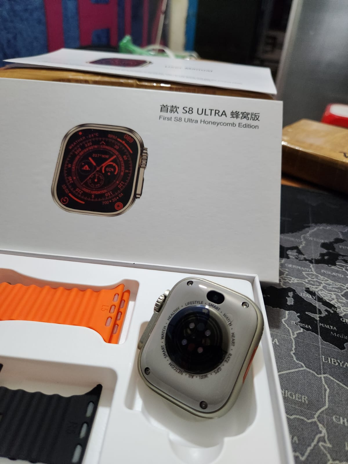 S8 Ultra 5G + Camera Android Smartwatch 4+64-r gadget. 