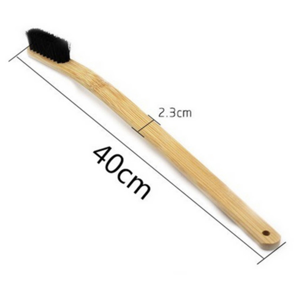 Auto Engine Cleaning Brush Car Rim Wheel Tire Cleaning Multi-function Bamboo Handle Mane Brushes Car Wash Cleaning. 