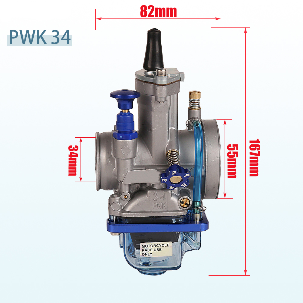 Motorcycle Carburetor with Power Jet  28 30 32 34MM for Mikuni PWK Carb For