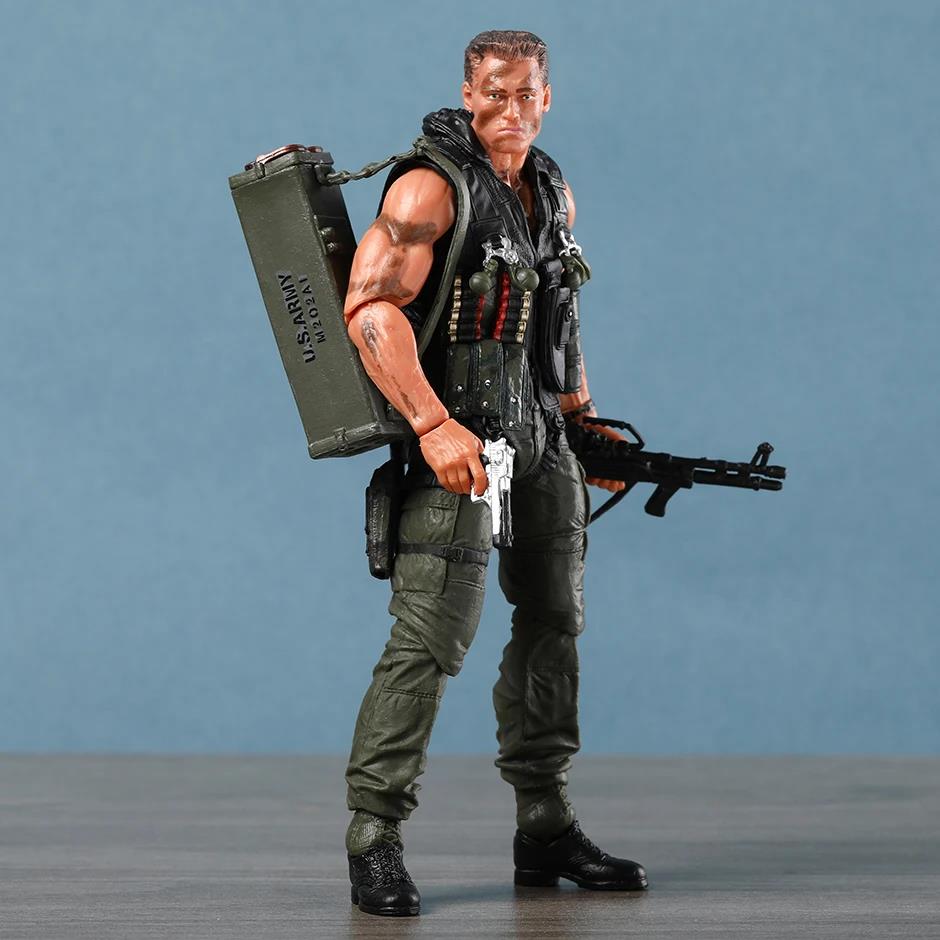 NECA Commando John Matrix Schwarzenegger PVC Action Figure with Accessories. 