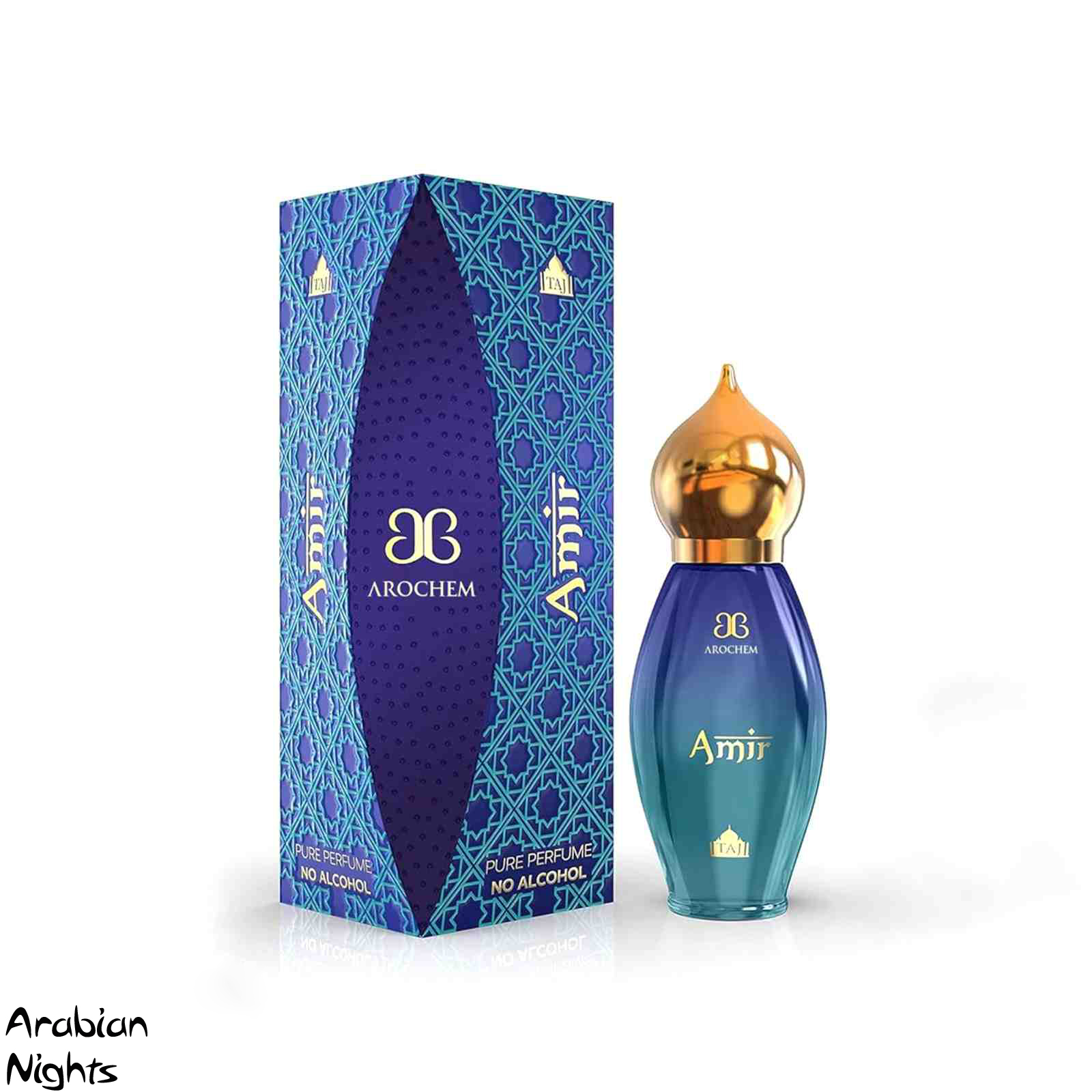 Arome Amir Attar - Taj Series Luxurious Primium Royal Perfume Oil - 9ml (India)