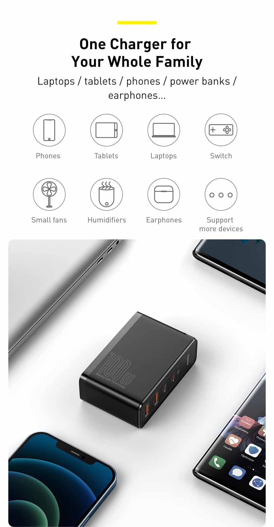 Baseus 100W GaN2 Pro Quick Charger