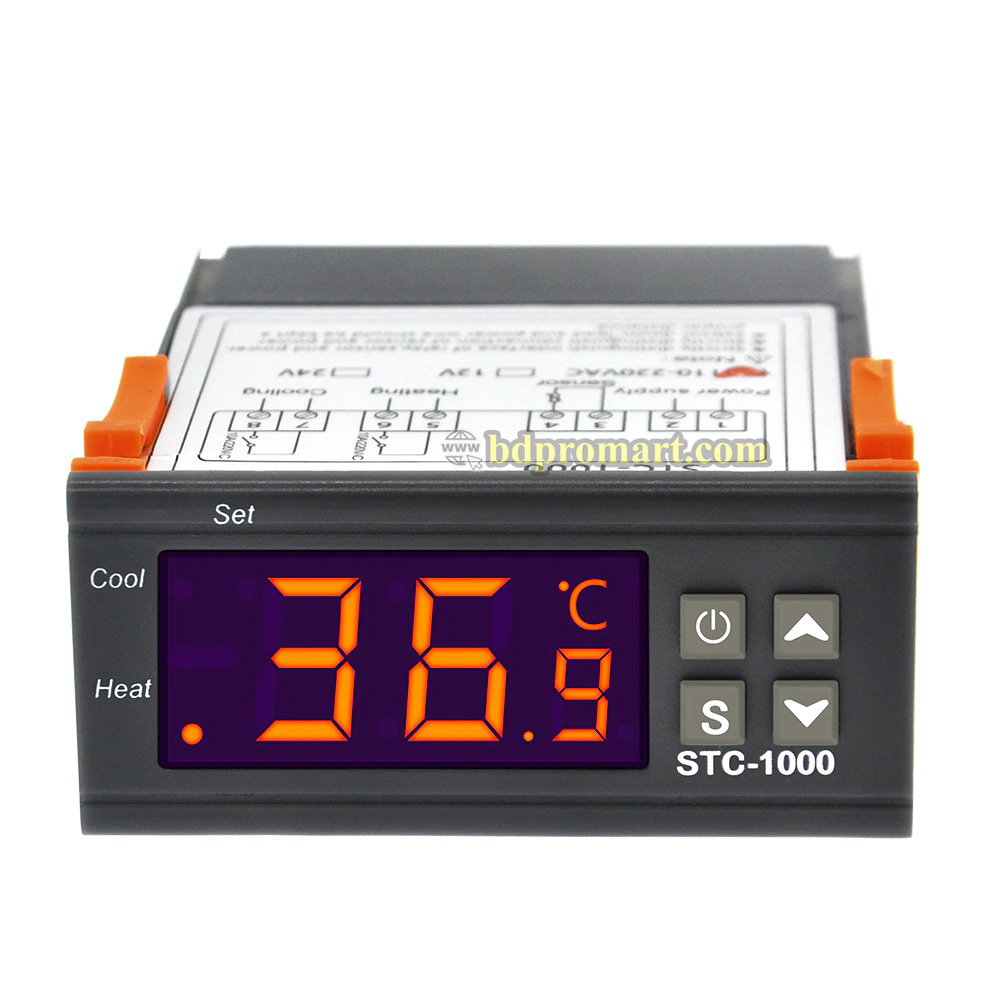 220V STC-1000 Digital LCD Temperature Controller Sensor for Poultry Farm Aquarium Hatching Seafood machine electronic Thermostat Control