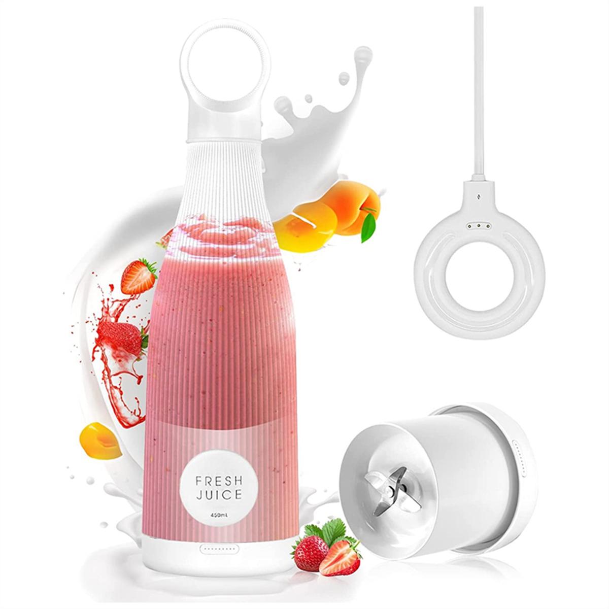 Portable Blender Small Blender with Magnetic USB Rechargeable for Shakes and Smoothies A
