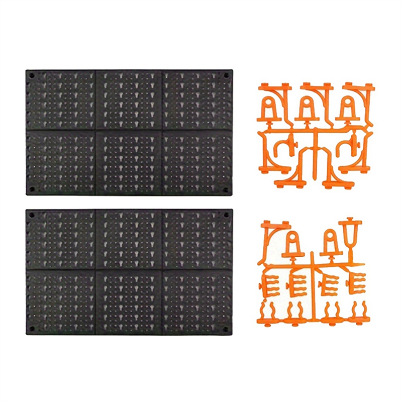 Hardware Tool Hanging Board ABS Wall-Mounted Tool Box Hanger Tool Box Organizer with Hook Tool