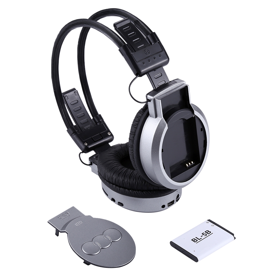 SH-S1 Folding Stereo HiFi Wireless Sports Headphone Headset with LCD Screen to Display Track Information & SD / TF Card, For Phones & iPad & Laptop & Notebook & MP3 or Other Audio Devices. 