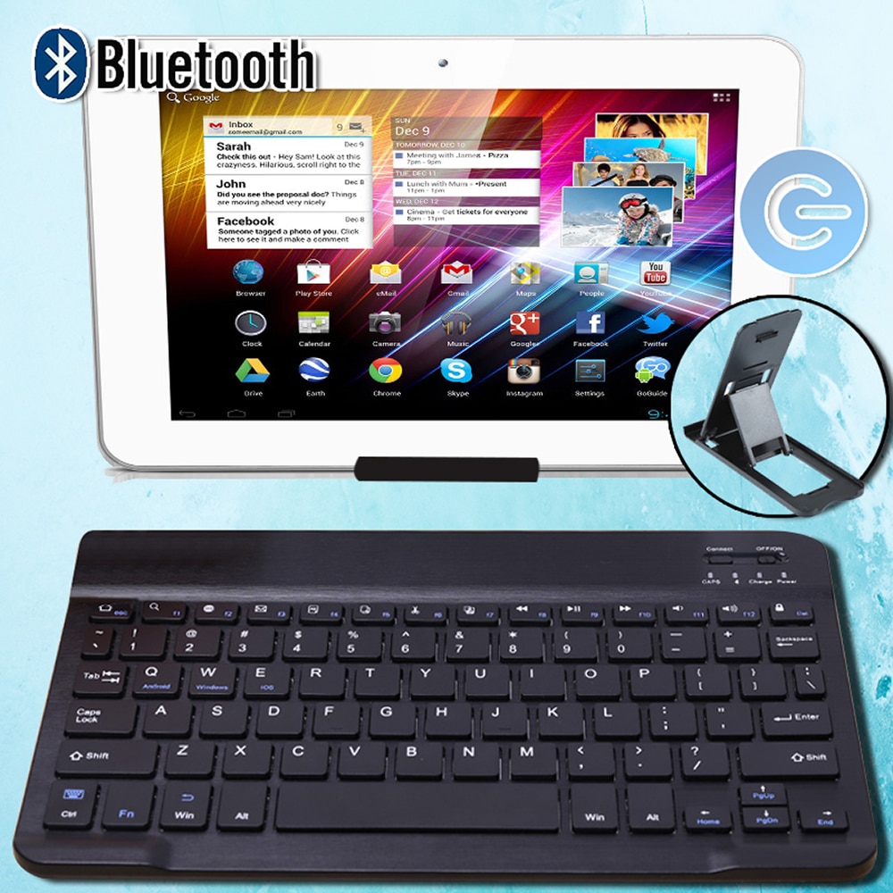 Mini  Bluetooth Keyboard for Go10" GoGW10/10" GoX GBT10/9" GoX GT9X  Rechargeable Keyboard+Bracket. 