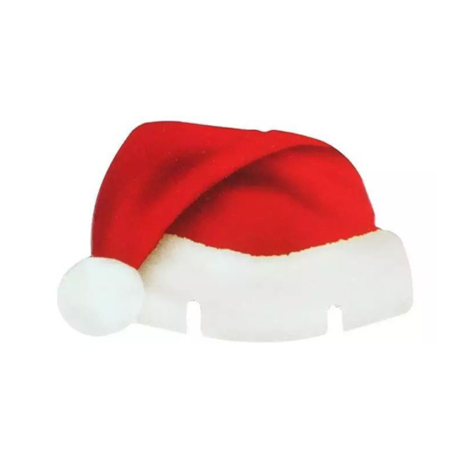 Card Decor Eco-friendly Santa Hat Glass 