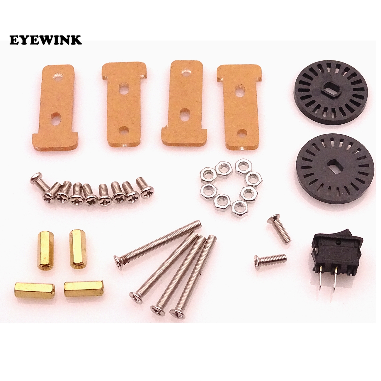 Smart Robot Car Chassis Kit Speed Encoder Battery Box 2WD kit Smart Robat Car M3 Fastene