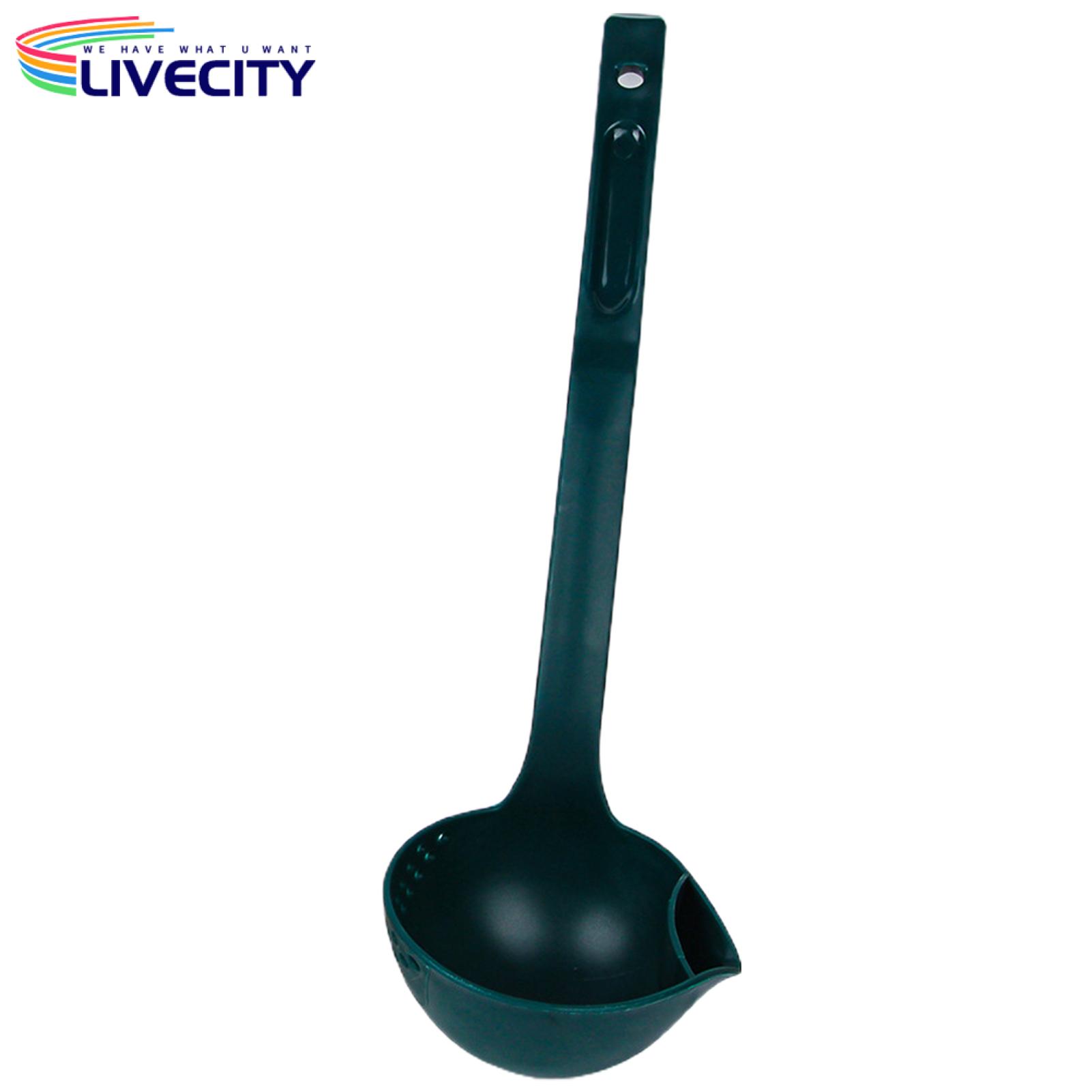 Soup Separation Spoon Efficient Oil-separating Spoon for Safe Easy Cooking Long Handle Food-grade Pp Material Perfect for Hot Pot. 