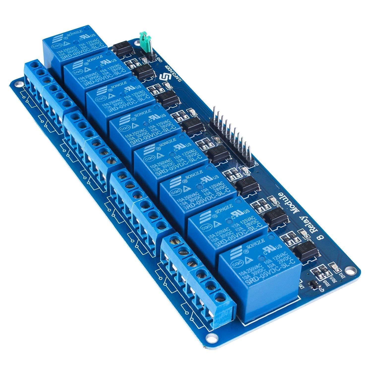 Arduino 8 Channel Relay Module 8-Channel Relay Control Board 5V 10A Relay Module