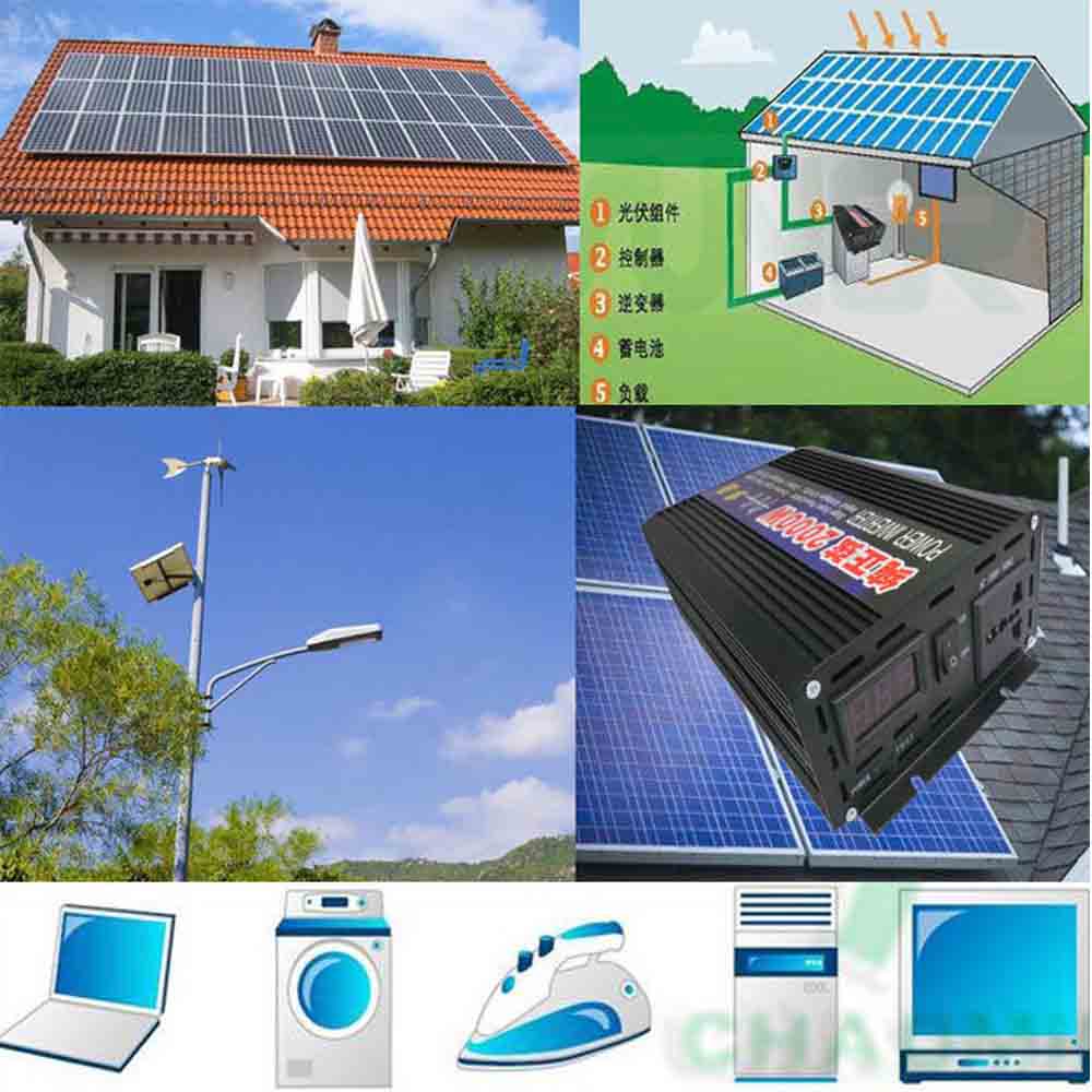 KOGEEK 4000W Pure Sine Wave Inverter  Converter Solar Car Inverters With LED. 