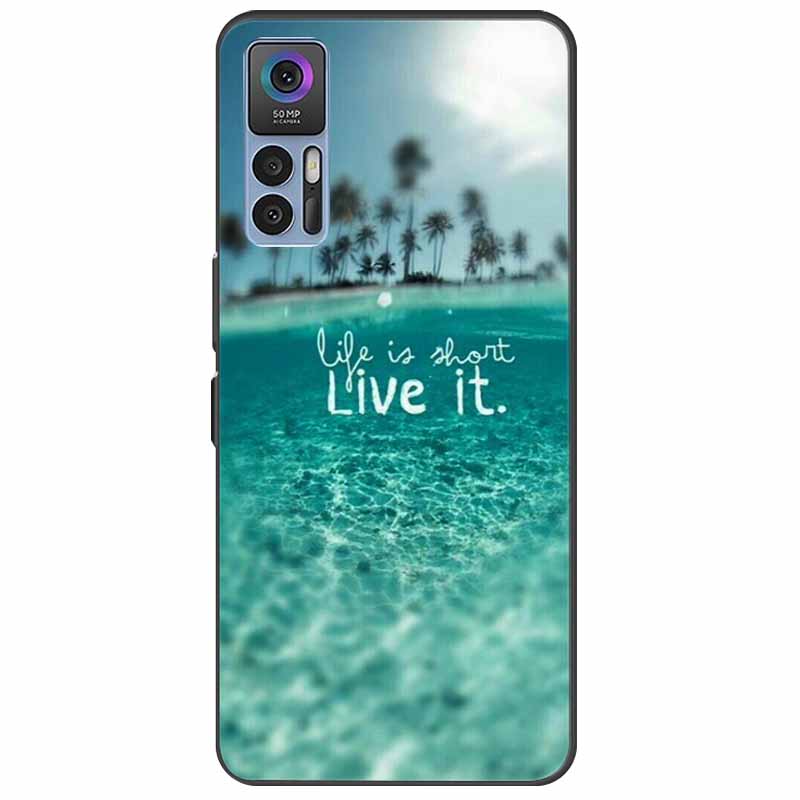 Case For TCL 30 Plus Cover 30+ Marble Silicone Soft TPU Back Cases for TCL 30 5G Case TCL30 T676H Coque T676K T676J Capa Fashion. 