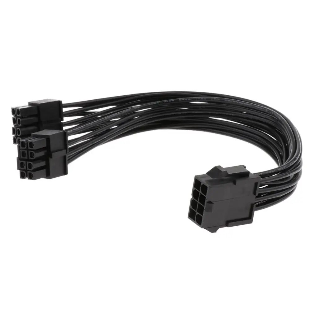 CPU 8 Pin to 2 x CPU 8 Pin (4+4) Motherboard CPU Power Adapter Y-splitter Extension Cable. 