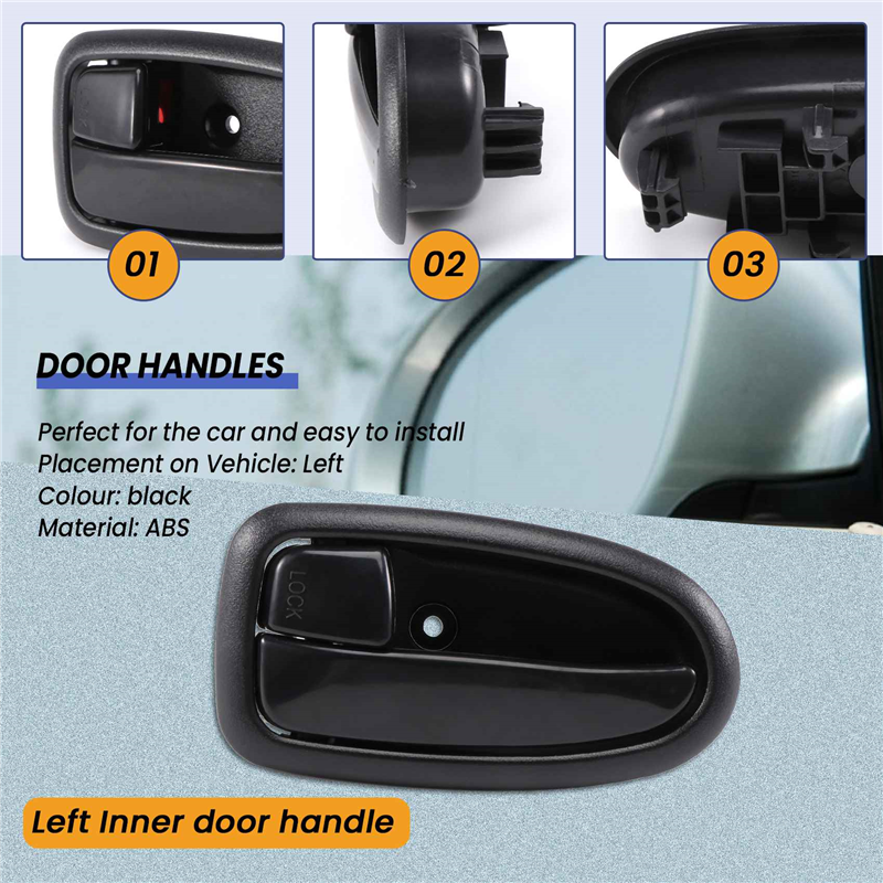 Car Black Door Handle for Matrix 82610-17010 Left