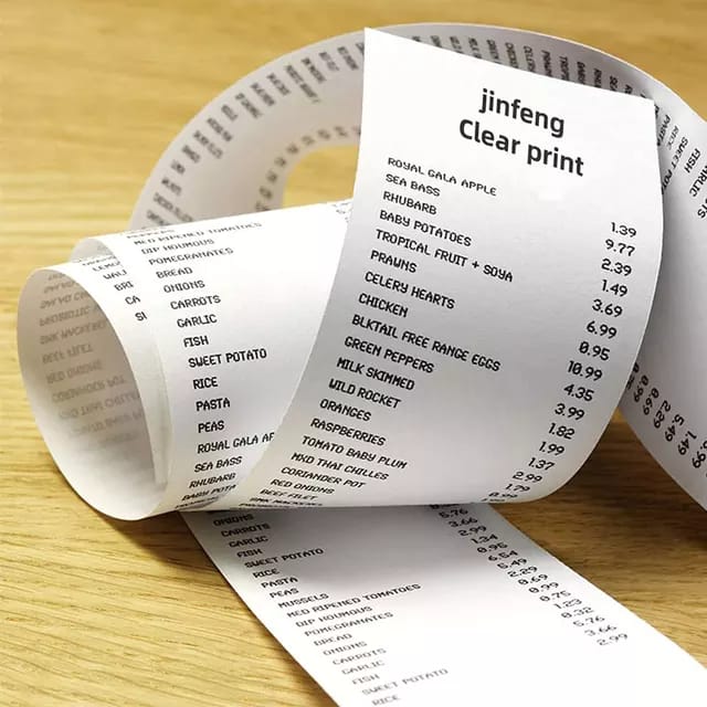 10Rolls (57x40mm) Thermal Paper Rolls for 2-Inch width (58mm) POS and Receipt Printers – Durable, High-Quality, Fade-Resistant for Clear, Long-Lasting Prints. 
