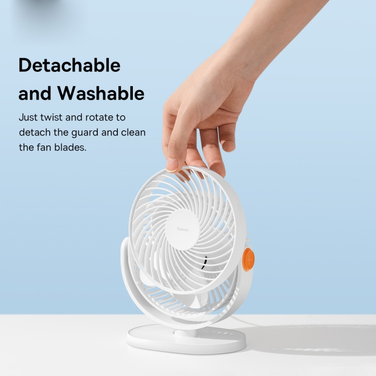 Baseus Serenity Desktop USB Electric Fan(White) - 6