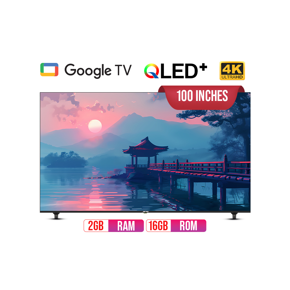 JPE 100" Google Smart TV DLED 4K, E100F1A