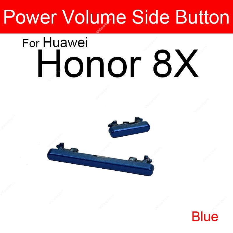 Power Volume Outside Key Side Button for Huawei Honor 8x External Volume Button + Power ON/OFF. 