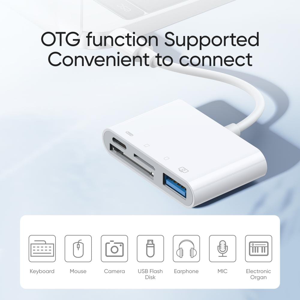JOYROOM S-H142 Lightning to USB OTG Card Reader. 